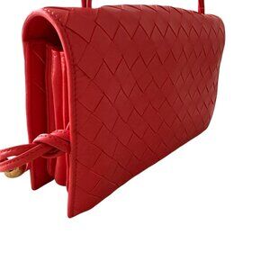 Bottega Veneta Intrecciato Flap Bag New